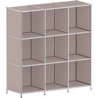 viasit Sideboard System4, 537763 taupe 115,4 x 40,4 x 118,2 cm von viasit