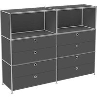 viasit Sideboard System4, 47483 anthrazit 152,9 x 40,4 x 118,2 cm von viasit