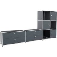 viasit Sideboard System4, 83904 anthrazit 227,9 x 40,4 x 118,2 cm von viasit