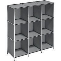 viasit Sideboard System4, 136263 anthrazit 115,4 x 40,4 x 118,2 cm von viasit