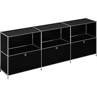 viasit Sideboard System4, 214908 schwarz 227,9 x 40,4 x 80,7 cm von viasit