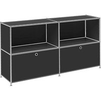 viasit Sideboard System4, 42263 schwarz 152,9 x 40,4 x 80,7 cm von viasit