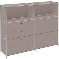 viasit Sideboard System4, 86328 taupe 152,9 x 40,4 x 118,2 cm von viasit