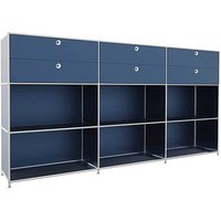 viasit Sideboard System4, 83916 violettblau 227,9 x 40,4 x 118,2 cm von viasit