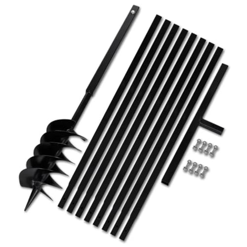 vidaXL Erdbohrer mit Griff 150 mm Verlängerungsrohr 9 m vidaXL Erdbohrer mit Griff 150 mm Verlängerungsrohr 9 m von vidaXL