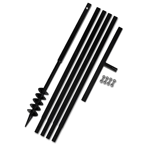 Erdbohrer mit Griff 80 mm Verlängerungsrohr 5 m Erdbohrer mit Griff 80 mm Verlängerungsrohr 5 m von vidaXL