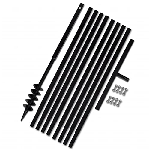 Erdbohrer mit Griff 80 mm Verlängerungsrohr 9 m Erdbohrer mit Griff 80 mm Verlängerungsrohr 9 m von vidaXL
