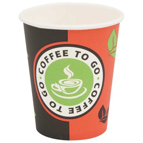 vidaXL 1000x Einweg-Kaffeebecher 240 ml 8 oz Pappbecher Coffee to go Becher vidaXL 1000x Einweg-Kaffeebecher 240 ml 8 oz Pappbecher Coffee to go Becher von vidaXL