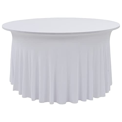 vidaXL 2X Stretch Tischhusse Weiß 150x74cm Stretchhusse Tischdecke Tisch Husse vidaXL 2X Stretch Tischhusse Weiß 150x74cm Stretchhusse Tischdecke Tisch Husse von vidaXL