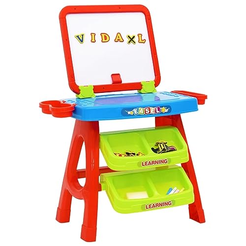 vidaXL 3-1 Staffelei Lernpult für Kinder Doppelseitig Kreidetafel Whiteboard Kindertafel Magnettafel Spieltafel Standtafel Zeichentisch vidaXL 3-1 Staffelei Lernpult für Kinder Doppelseitig Kreidetafel Whiteboard Kindertafel Magnettafel Spieltafel Standtafel Zeichentisch von vidaXL