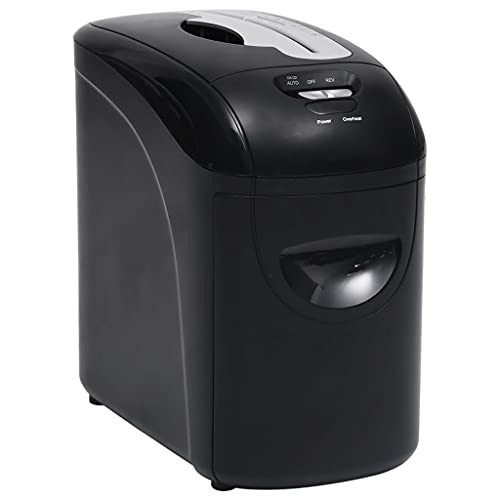 vidaXL Aktenvernichter 10 Blatt Partikelschnitt Büro Papierschredder Papier Schredder Reißwolf Shredder für Büroklammern Heftklammern Kreditkarten Schwarz vidaXL Aktenvernichter 10 Blatt Partikelschnitt Büro Papierschredder Papier Schredder Reißwolf Shredder für Büroklammern Heftklammern Kreditkarten Schwarz von vidaXL