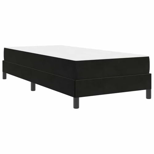 vidaXL Boxspringbett aus Pannesamt mit Matratze. Eine bequeme Lösung für Ihr Schlafzimmer, modernes, rechteckiges Design. von vidaXL