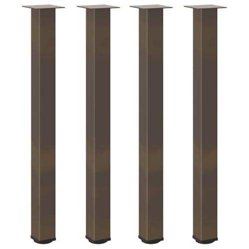 vidaXL Couchtischbeine 4 STK. Naturstahl 100-102 cm Stahl, Tischbein, Tischbein Metall, Esstischbein, Möbelbein, Schreibtischbein, Esstischbein Metall vidaXL Couchtischbeine 4 STK. Naturstahl 100-102 cm Stahl, Tischbein, Tischbein Metall, Esstischbein, Möbelbein, Schreibtischbein, Esstischbein Metall von vidaXL