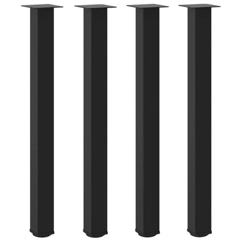 vidaXL Couchtischbeine 4 STK. Schwarz 90-92 cm Stahl, Tischbein, Tischbein Metall, Esstischbein, Möbelbein, Schreibtischbein, Esstischbein Metall vidaXL Couchtischbeine 4 STK. Schwarz 90-92 cm Stahl, Tischbein, Tischbein Metall, Esstischbein, Möbelbein, Schreibtischbein, Esstischbein Metall von vidaXL