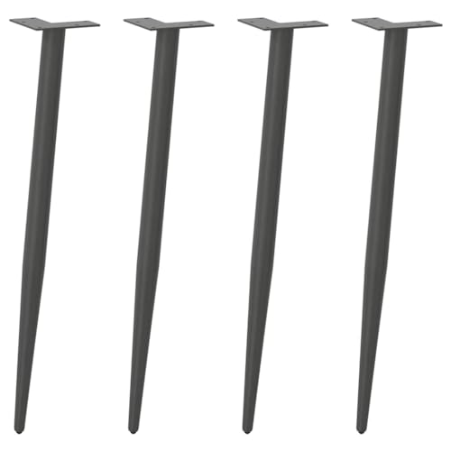 vidaXL Couchtischbeine Konische Form 4 Stk. Anthrazit 72-73 cm Stahl, Tischbein, Tischbein Metall, Esstischbein, Möbelbein, Schreibtischbein vidaXL Couchtischbeine Konische Form 4 Stk. Anthrazit 72-73 cm Stahl, Tischbein, Tischbein Metall, Esstischbein, Möbelbein, Schreibtischbein von vidaXL