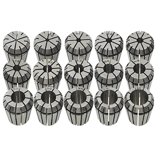 vidaXL ER25 Spannzangen Set 15-TLG. Drehwerkzeugsatz für Industrie Einsetzbar Fräsmaschinen Werkzeug Graviermaschine Spannzangensatz vidaXL ER25 Spannzangen Set 15-TLG. Drehwerkzeugsatz für Industrie Einsetzbar Fräsmaschinen Werkzeug Graviermaschine Spannzangensatz von vidaXL
