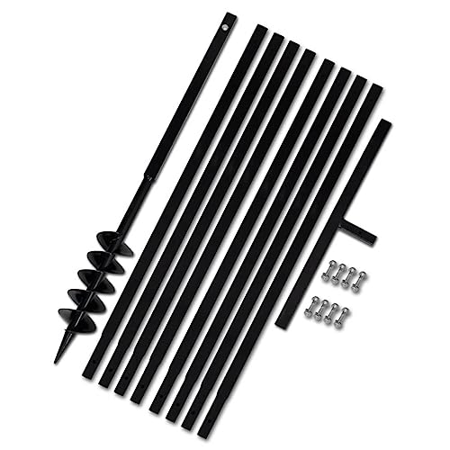 vidaXL Erdbohrer mit Griff 100 mm Verlängerungsrohr 9 m vidaXL Erdbohrer mit Griff 100 mm Verlängerungsrohr 9 m von vidaXL
