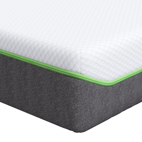 vidaXL Federkernmatratze 80 x 160 cm in Weiß und Grau, aus Polyester und Jacquardstoff. 7 Zonen, mittelweich. Mit Taschenfedern für einzigartigen Komfort. Ideal für den Innenbereich, perfekt für Schla von vidaXL