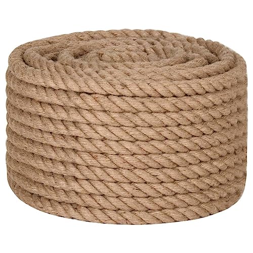 vidaXL Juteseil 100% Jute 20mm 100m Tau Seil Hanfseil Tauwerk Hanf Naturhanf von vidaXL