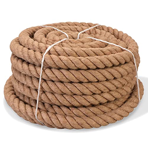 vidaXL Juteseil 100% Jute 30mm 50m Tau Seil Hanfseil Tauwerk Hanf Naturhanf vidaXL Juteseil 100% Jute 30mm 50m Tau Seil Hanfseil Tauwerk Hanf Naturhanf von vidaXL