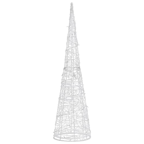vidaXL LED Leuchtkegel Acryl Deko Pyramide Weihnachtsbeleuchtung Weihnachtsdeko Weihnachten Dekorationsleuchte Lichterpyramide Blau 120cm vidaXL LED Leuchtkegel Acryl Deko Pyramide Weihnachtsbeleuchtung Weihnachtsdeko Weihnachten Dekorationsleuchte Lichterpyramide Blau 120cm von vidaXL