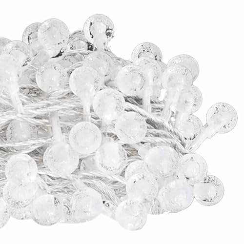 vidaXL LED Lichterkette Kugeln Weihnachtsbeleuchtung Garten Party Innen Außen Deko Beleuchtung Weihnachtsdeko 20m 200 LEDs Kaltweiß 8 Funktionen vidaXL LED Lichterkette Kugeln Weihnachtsbeleuchtung Garten Party Innen Außen Deko Beleuchtung Weihnachtsdeko 20m 200 LEDs Kaltweiß 8 Funktionen von vidaXL