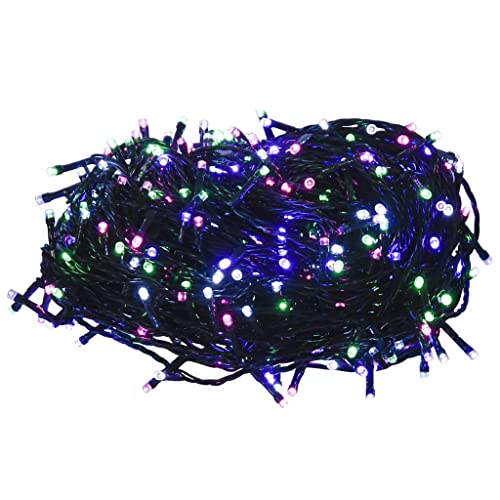 vidaXL LED Lichterkette mit 150 LEDs Weihnachtsbeleuchtung DIY Dekoration Weihnachtsdeko Außen Innen Garten Party Hochzeit Pastell Mehrfarbig 15m PVC von vidaXL