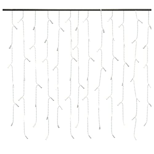 vidaXL LED Vorhang mit Eiszapfen Lichterkette Weihnachtsbeleuchtung Eisregen Innen Außen Weihnachtsdeko 10m 400 LED 8 Funktionen Warmweiß vidaXL LED Vorhang mit Eiszapfen Lichterkette Weihnachtsbeleuchtung Eisregen Innen Außen Weihnachtsdeko 10m 400 LED 8 Funktionen Warmweiß von vidaXL