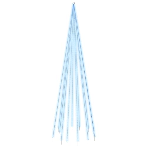 vidaXL LED Weihnachtsbaum für Fahnenmast Tannenbaum Lichterbaum Weihnachtsdeko Beleuchtung Außen Beleuchtet Lichterkette Blau 732 LEDs 500cm vidaXL LED Weihnachtsbaum für Fahnenmast Tannenbaum Lichterbaum Weihnachtsdeko Beleuchtung Außen Beleuchtet Lichterkette Blau 732 LEDs 500cm von vidaXL