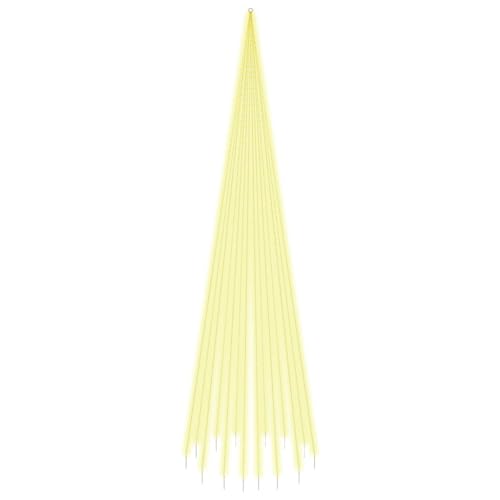 vidaXL LED Weihnachtsbaum für Fahnenmast Tannenbaum Lichterbaum Weihnachtsdeko Beleuchtung Außen Beleuchtet Lichterkette Warmweiß 1134 LEDs 800cm vidaXL LED Weihnachtsbaum für Fahnenmast Tannenbaum Lichterbaum Weihnachtsdeko Beleuchtung Außen Beleuchtet Lichterkette Warmweiß 1134 LEDs 800cm von vidaXL