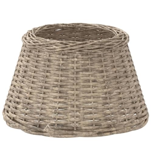 vidaXL Lampenschirm, Deckenlampenschirm für Wohnzimmer Schlafzimmer Esszimmer, Hängelampenschirm mit 1 lackierter Eisenfassung, Deckenlampe Schirm Tischlampe Schirm, Braun Korbweide vidaXL Lampenschirm, Deckenlampenschirm für Wohnzimmer Schlafzimmer Esszimmer, Hängelampenschirm mit 1 lackierter Eisenfassung, Deckenlampe Schirm Tischlampe Schirm, Braun Korbweide von vidaXL