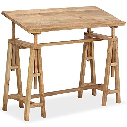 vidaXL Mangoholz Zeichentisch Architektentisch Schreibtisch Arbeitstisch vidaXL Mangoholz Zeichentisch Architektentisch Schreibtisch Arbeitstisch von vidaXL