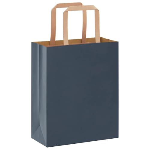 vidaXL Papiertragetaschen 50 Stk., Papiertüten mit Henkeln, Kraftpapiertüten, Geschenktüten für Einkaufen Hochzeiten Verpackungen Partys Geburtstag Weihnachten, Blau 18x8x22cm vidaXL Papiertragetaschen 50 Stk., Papiertüten mit Henkeln, Kraftpapiertüten, Geschenktüten für Einkaufen Hochzeiten Verpackungen Partys Geburtstag Weihnachten, Blau 18x8x22cm von vidaXL