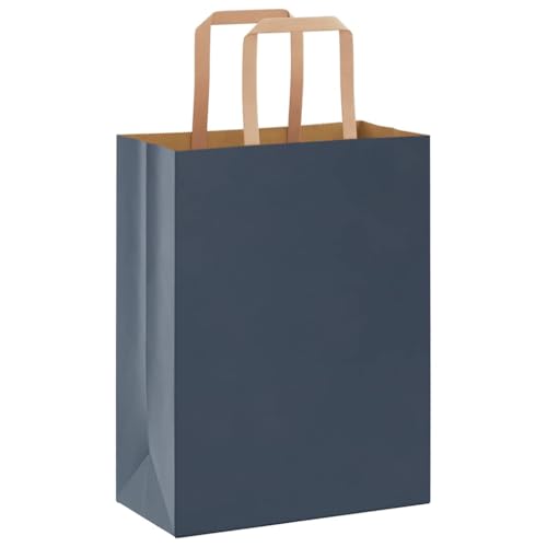 vidaXL Papiertragetaschen 50 Stk., Papiertüten mit Henkeln, Kraftpapiertüten, Geschenktüten für Einkaufen Hochzeiten Verpackungen Partys Geburtstag Weihnachten, Blau 21x11x28cm vidaXL Papiertragetaschen 50 Stk., Papiertüten mit Henkeln, Kraftpapiertüten, Geschenktüten für Einkaufen Hochzeiten Verpackungen Partys Geburtstag Weihnachten, Blau 21x11x28cm von vidaXL