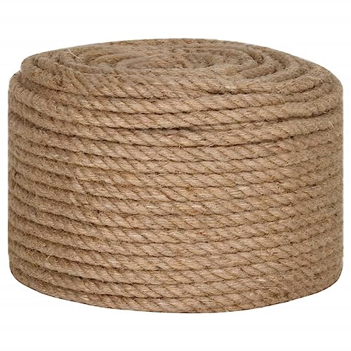 vidaXL Seil 100% Jute 12mm 100m Naturhanf Hanfseil Tauwerk Juteseil Tau Seil vidaXL Seil 100% Jute 12mm 100m Naturhanf Hanfseil Tauwerk Juteseil Tau Seil von vidaXL
