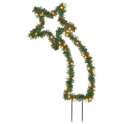 vidaXL Sternschnuppe, Weihnachtsbeleuchtung mit Erdspießen 115 LEDs, Wasserdicht LED Gartenstecker mit 8 Beleuchtungsmodi, Beleuchtet Weihnachtsdeko Stern, 89 cm vidaXL Sternschnuppe, Weihnachtsbeleuchtung mit Erdspießen 115 LEDs, Wasserdicht LED Gartenstecker mit 8 Beleuchtungsmodi, Beleuchtet Weihnachtsdeko Stern, 89 cm von vidaXL