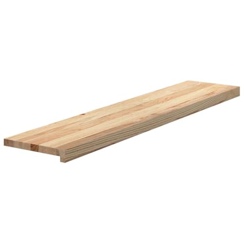 vidaXL Treppenstufen 12 STK. Unbehandelt 120x30x2 cm Massivholz Eiche, Treppenstufe für Holztreppen, Treppenstufe Holz, Fenstersims vidaXL Treppenstufen 12 STK. Unbehandelt 120x30x2 cm Massivholz Eiche, Treppenstufe für Holztreppen, Treppenstufe Holz, Fenstersims von vidaXL