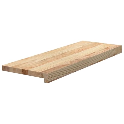 vidaXL Treppenstufen 12 Stk. Unbehandelt 70x30x2 cm Massivholz Eiche, Treppenstufe für Holztreppen, Treppenstufe Holz, Fenstersims, Treppenstufe Eiche von vidaXL