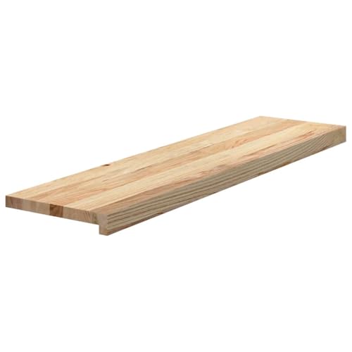 vidaXL Treppenstufen 2 STK. Unbehandelt 100x25x2 cm Massivholz Eiche, Treppenstufe für Holztreppen, Treppenstufe Holz, Fenstersims, Treppenstufe Eiche vidaXL Treppenstufen 2 STK. Unbehandelt 100x25x2 cm Massivholz Eiche, Treppenstufe für Holztreppen, Treppenstufe Holz, Fenstersims, Treppenstufe Eiche von vidaXL
