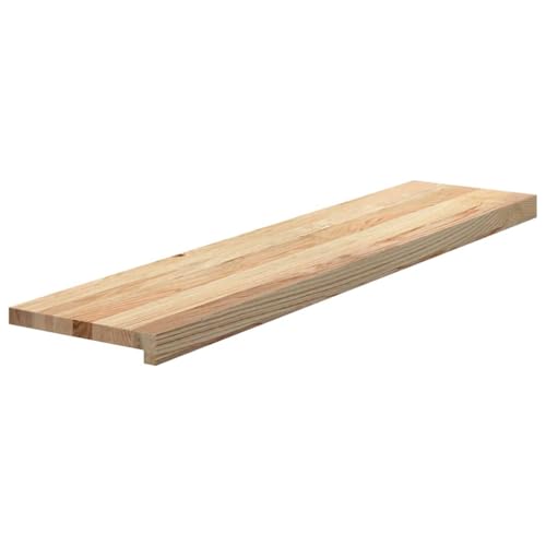 vidaXL Treppenstufen 2 STK. Unbehandelt 110x30x2 cm Massivholz Eiche, Treppenstufe für Holztreppen, Treppenstufe Holz, Fenstersims, Treppenstufe Eiche vidaXL Treppenstufen 2 STK. Unbehandelt 110x30x2 cm Massivholz Eiche, Treppenstufe für Holztreppen, Treppenstufe Holz, Fenstersims, Treppenstufe Eiche von vidaXL