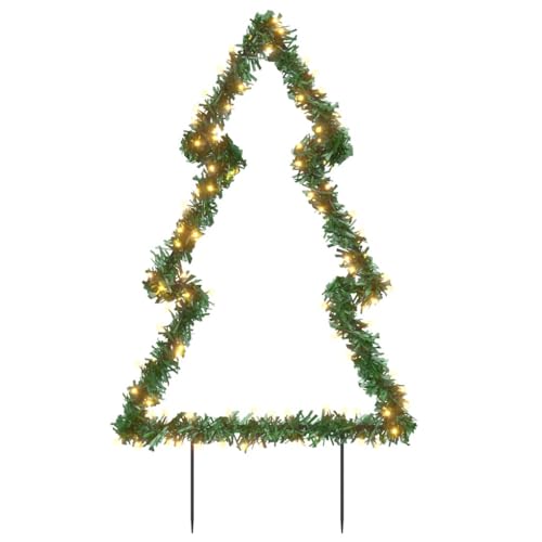 vidaXL Weihnachtsbaum, Beleuchtet Christbaum mit Erdspießen 115 LEDs, Wasserdicht LED Tannenbaum mit 8 Beleuchtungsmodi, Weihnachtsbeleuchtung Weihnachtsdeko, 90 cm vidaXL Weihnachtsbaum, Beleuchtet Christbaum mit Erdspießen 115 LEDs, Wasserdicht LED Tannenbaum mit 8 Beleuchtungsmodi, Weihnachtsbeleuchtung Weihnachtsdeko, 90 cm von vidaXL
