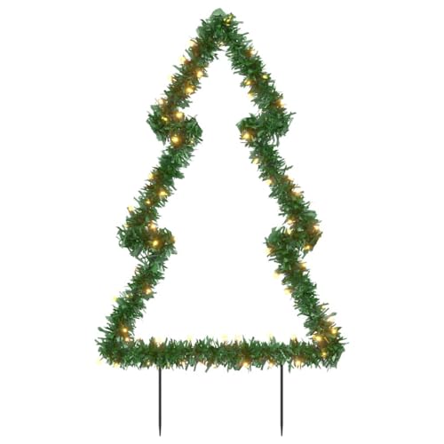 vidaXL Weihnachtsbaum, Beleuchtet Christbaum mit Erdspießen 80 LEDs, Wasserdicht LED Tannenbaum mit 8 Beleuchtungsmodi, Weihnachtsbeleuchtung Weihnachtsdeko, 60 cm vidaXL Weihnachtsbaum, Beleuchtet Christbaum mit Erdspießen 80 LEDs, Wasserdicht LED Tannenbaum mit 8 Beleuchtungsmodi, Weihnachtsbeleuchtung Weihnachtsdeko, 60 cm von vidaXL