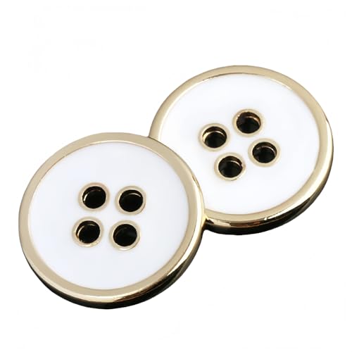 10 STK Metallknöpfe für Anzüge Hemden Mäntel nähbare runde retro 4 Loch Knöpfe zur Kleidungsdekoration Handwerk 10 STK Metallknöpfe für Anzüge Hemden Mäntel nähbare runde retro 4 Loch Knöpfe zur Kleidungsdekoration Handwerk von vingol