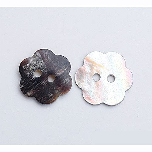 10 STÜCKE 2-Loch-Buttons aus zarter natürlicher Muschel mit Perlmutt in Formen von Herz Stern Blume und Quadrat für Nähen Handwerk und Scrapbooking 10 STÜCKE 2-Loch-Buttons aus zarter natürlicher Muschel mit Perlmutt in Formen von Herz Stern Blume und Quadrat für Nähen Handwerk und Scrapbooking von vingol
