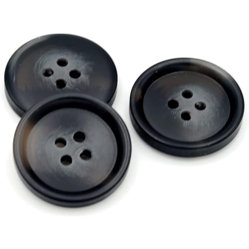20/Set Harzknöpfe Nähteile für Kleidung Blazer Hemden 4-Loch-Knöpfe von vingol