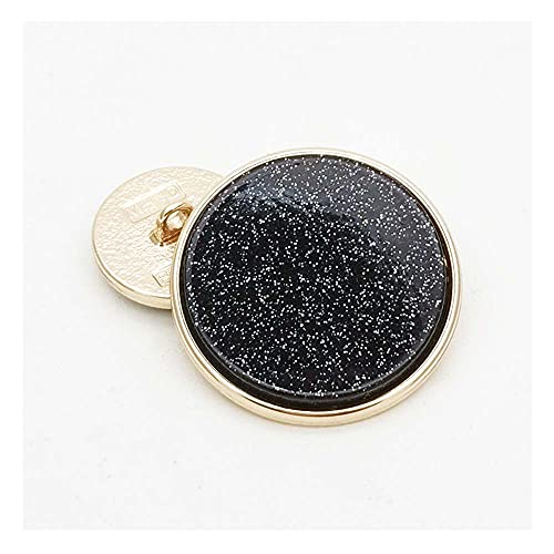 5 STÜCK Metall Runde Stielknöpfe Viele Größen Spezielle Glitzernde Knöpfe für Kleidung Taschen Dekoration Nähen und Handwerk von vingol