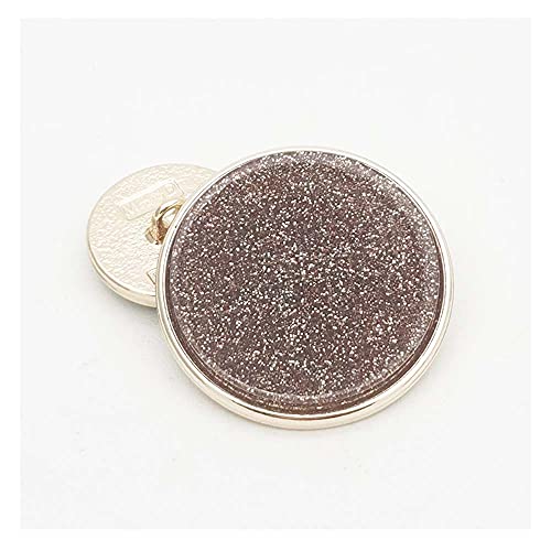 5 STÜCK Metall Runde Stielknöpfe Viele Größen Spezielle Glitzernde Knöpfe für Kleidung Taschen Dekoration Nähen und Handwerk von vingol