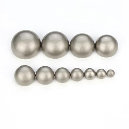 Metall-Schaft-Einloch-Knöpfe, DIY-Blazer, Mäntel, Kleidung, Dekoration, zum Nähen, Basteln (mattes Silber, 12,5 mm) von vingol