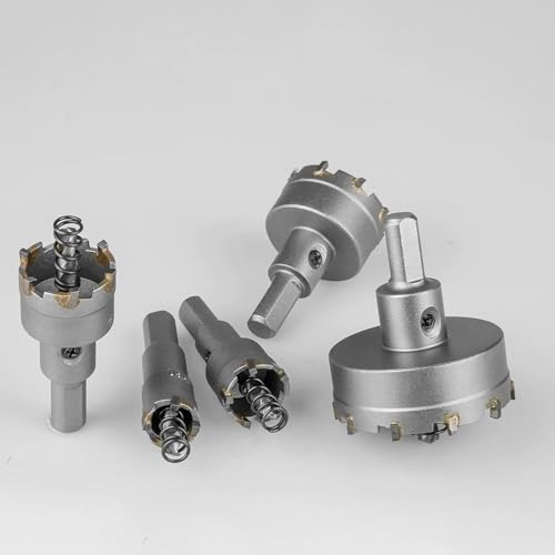 13 StüCk 16-53 Mm LochsäGe Hartmetall-Bohrer Lochschneider Multiple-Tooth Hss Set Tct Carbid Legierung Edelstahl Metall Bohrkrone Dosenbohrer Zentrierbohrer für Edelstahl Eisen Holz Kunststoff von vinnyooc