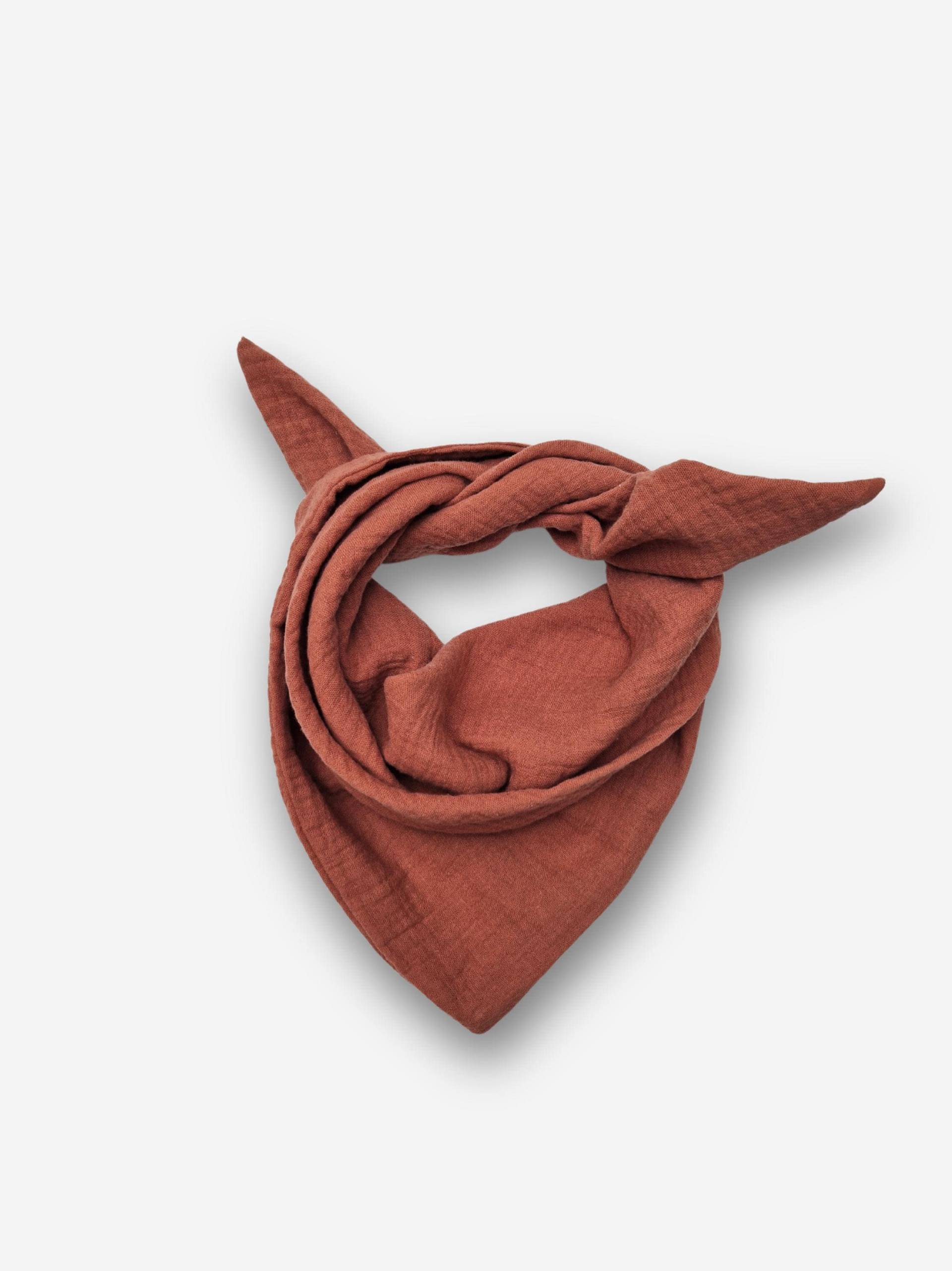 Musselin Dreieckstuch Für Kinder | Halstuch 100% Baumwolle Altrot Rot Double Gauze Musselin Dreieckstuch Für Kinder | Halstuch 100% Baumwolle Altrot Rot Double Gauze von vivilovely